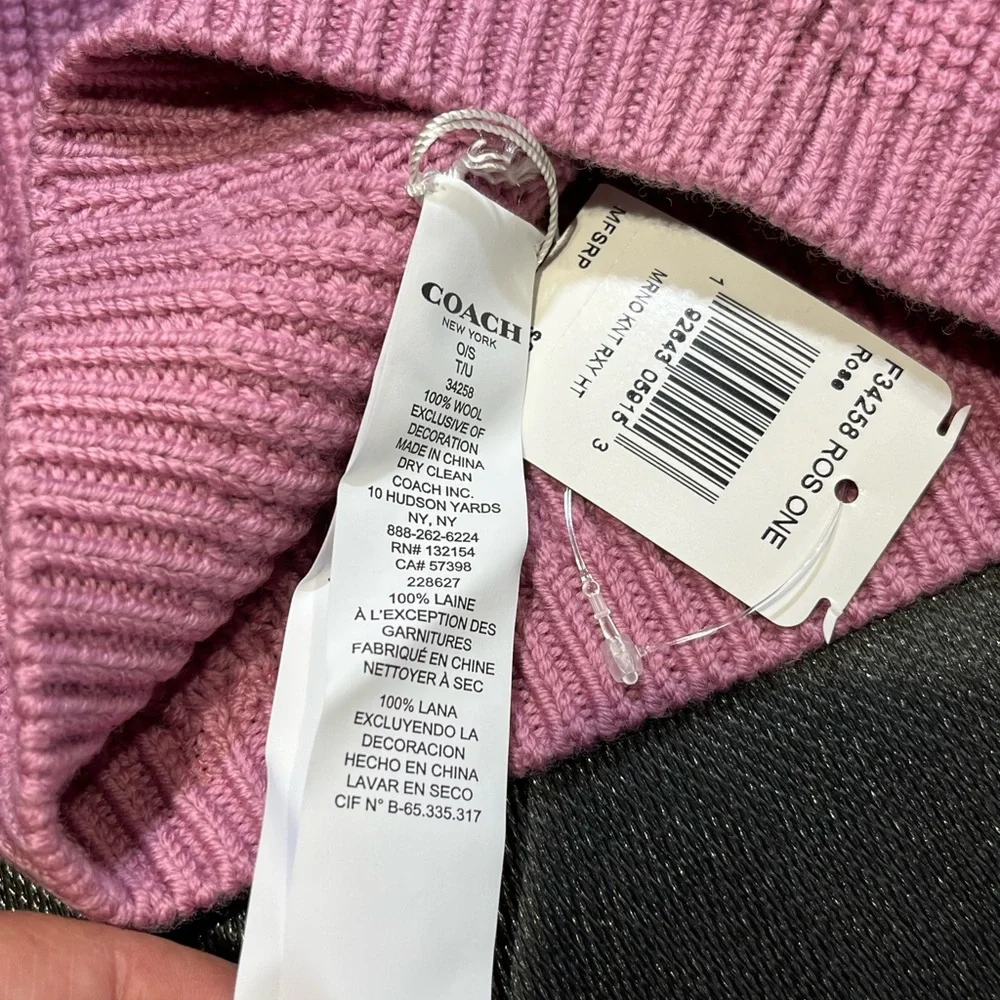 Coach Knit Rexy Hat - Picture 6 of 7